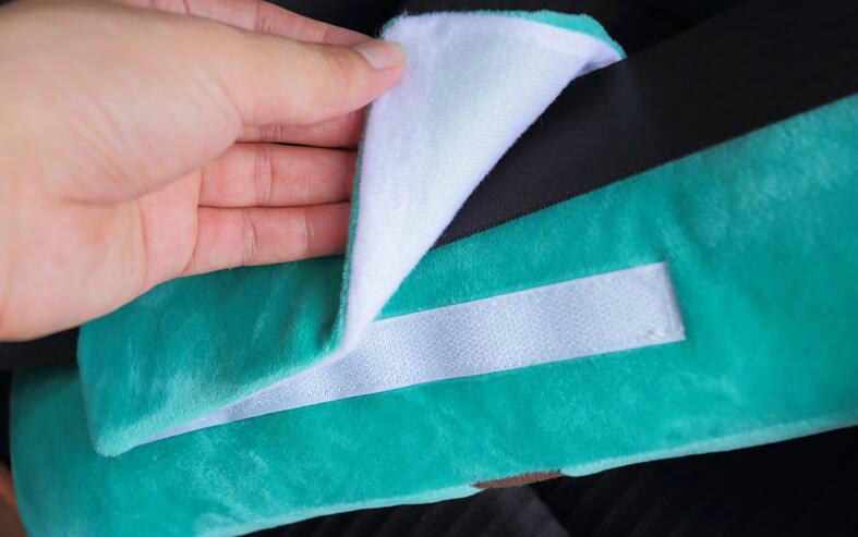 Large Elephant Plush Car Safety Seat Belt Covers Shoulder Pads PP Cotton for Childen 1pcs - Pink