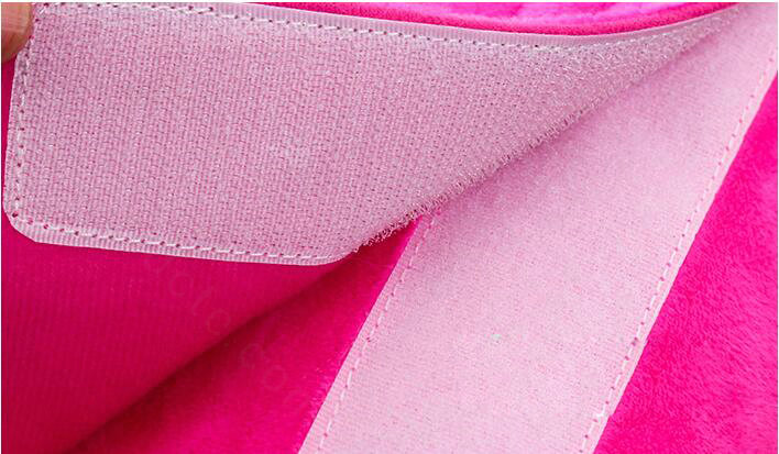 Large Rabbit Plush Car Safety Seat Belt Covers Shoulder Pads PP Cotton for Childen 1pcs - Rose