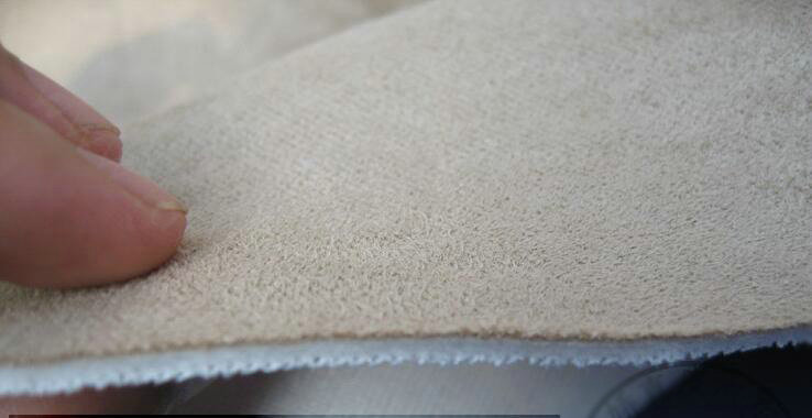 Luxury Badgers leather Car Seat Cushion Universal Tassels Auto Whole Fur Pads 1pcs - Brown