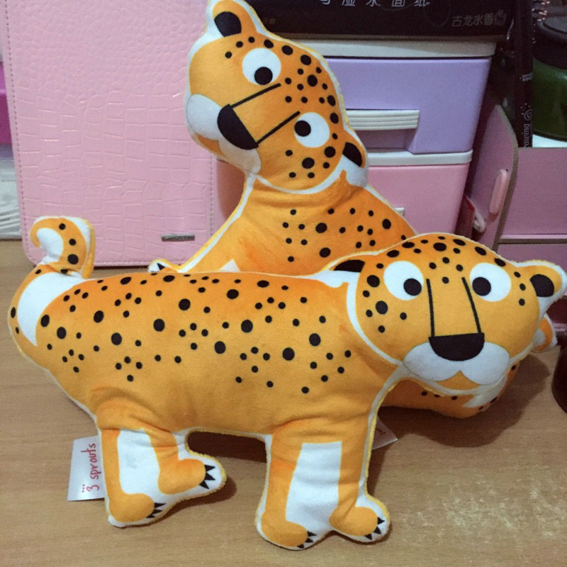 Personalized Tiger Plush Car Safety Seat Belt Covers Shoulder Pads 2pcs - Yellow