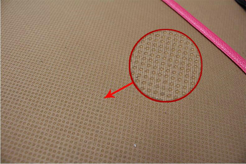 Quality Leather Car Floor Mats Four Seasons General Waterproof Antiskid Mats Carpet 5pcs - Rose