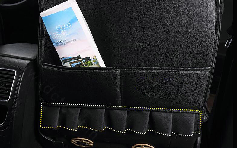 Super Female Car Seat Covers Four Seasons General Leather Packs Cushion for 5 Seats 10pcs - Pink