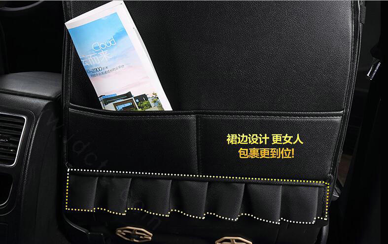 Super Female Car Seat Covers Four Seasons General Leather Packs Cushion for 5 Seats 10pcs -  Rose Black