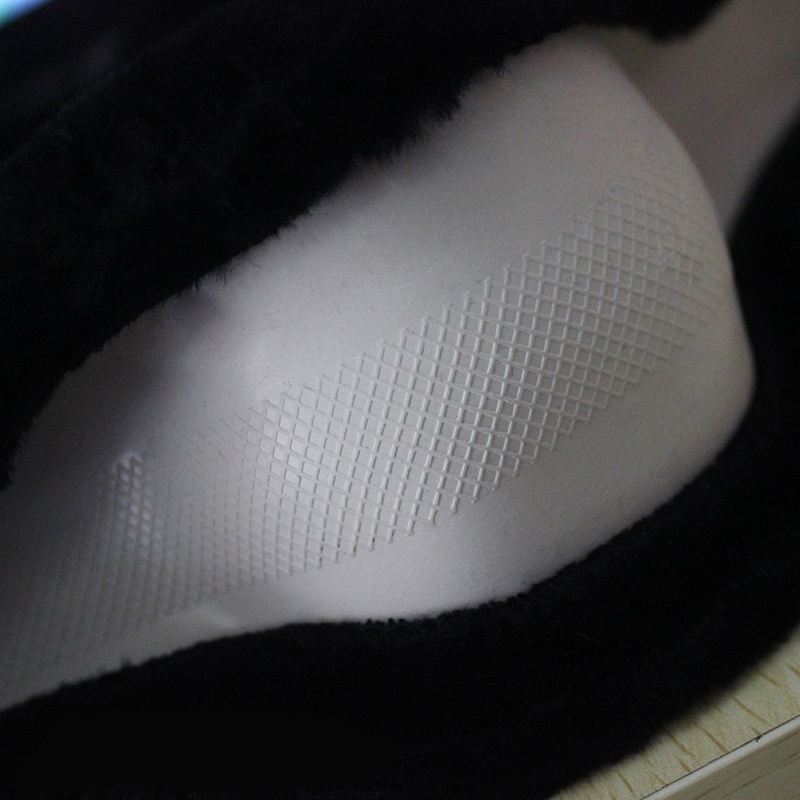 Top Crytsal Plush Car Steering Wheel Covers Pearl Flower for Women 15 inch 38CM - Black