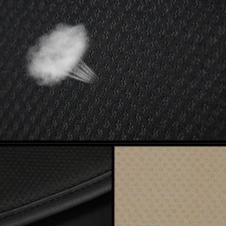 Fashion Diamond Universal Car Seat Covers Breathe Mesh Auto Cushion Crystal 4 Pillows 9pcs Sets - Black