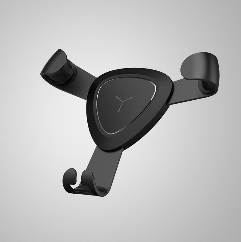 Gravity Universal Car Mobile Phone Holder Air Vent Mount Clip Stand GPS - Black