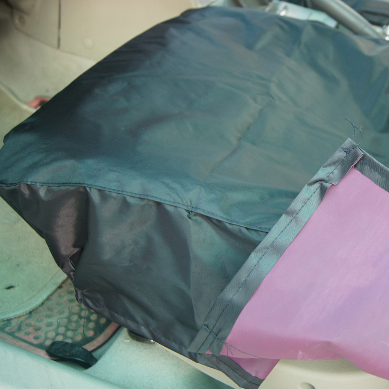 High Qality Disposable Car Waterproof Cloth Universal Seat Protector 1pcs Front Seat Cover - Black