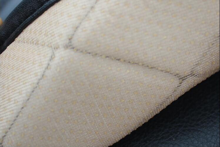 Personalized Leather Car Seat Covers Punk Rivet Universal Auto Cushion 1PC Front Cover - Black