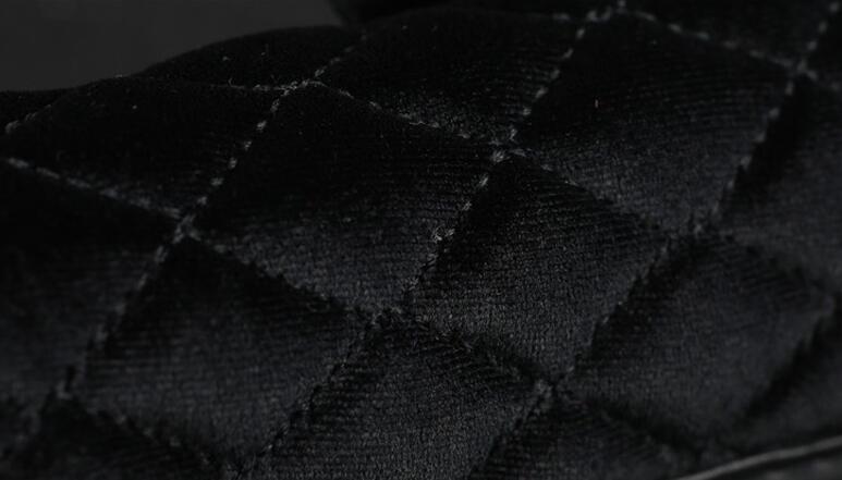 Camellia 1pcs Pearl Auto Handbrake Covers Plush Beautiful Brake Case Auto Interior Decro - Black