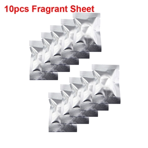 10pcs Smell Good Car Air-Purify Auto Air Out Solid Perfume - White