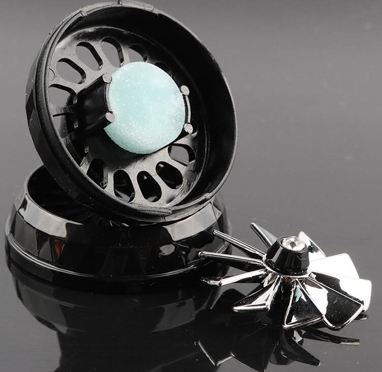 Abs Great Clear 1pcs Car Air-Purify Clip Auto Air Out Perfume Clip - Black