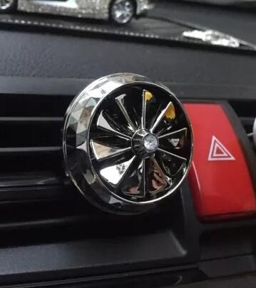 Abs Great Clear 1pcs Car Air-Purify Clip Auto Air Out Perfume Clip - Black