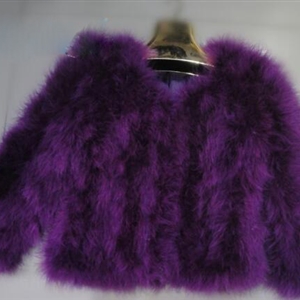 Cheap Good Warm Faux Ostrich Fur Vests Fashion Women Waistcoat - Purple