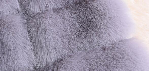 Cheap Winter Cool Faux Fox Fur Vest Fashion Women Waistcoat - White