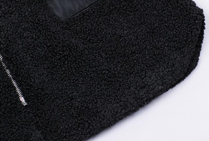 Classic Long Furry Faux Fox Fur Vest Fashion Women Waistcoat - Black