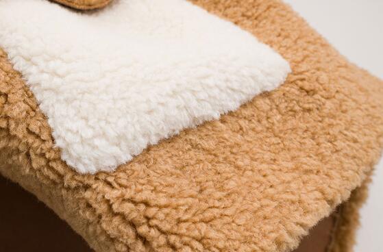 Good Furry Faux Lamb Fur Vest Fashion Women Overcoat - Brown