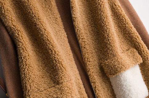 Good Furry Faux Lamb Fur Vest Fashion Women Overcoat - Brown