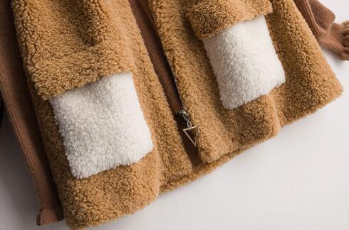 Good Furry Faux Lamb Fur Vest Fashion Women Overcoat - Brown