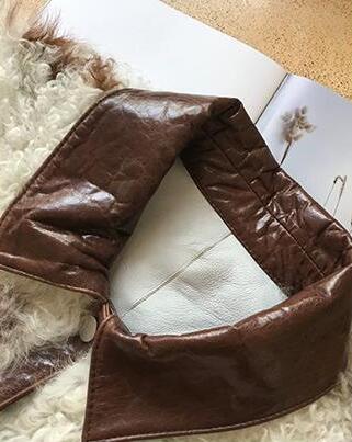 Luxury Winter Super Real Lamb Fur Vest Women Overcoat - Black