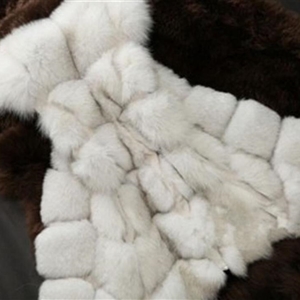 Popular Cute Elegant Faux Fox Fur Vest Fashion Women Overcoat - White 01