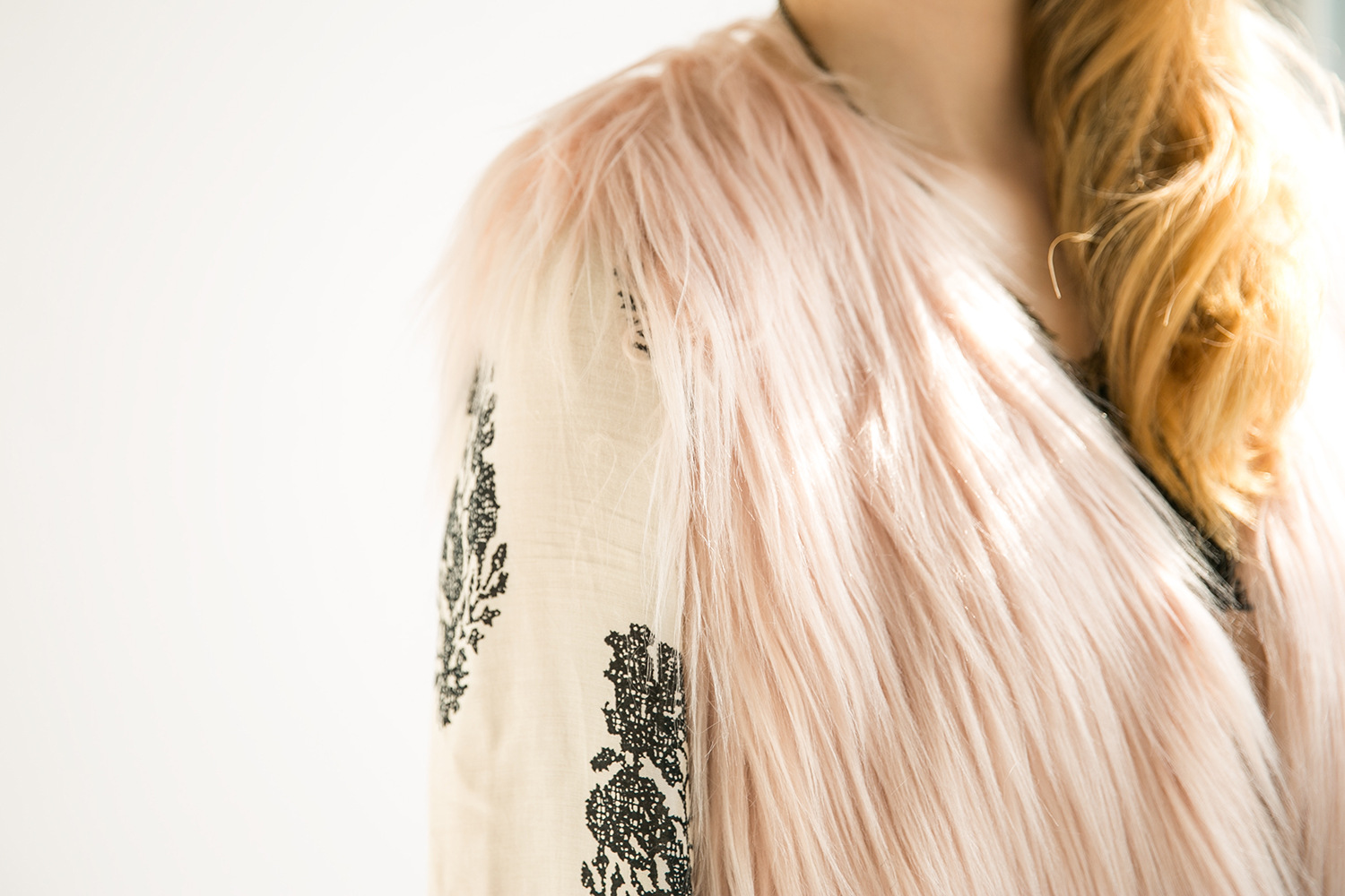 Pretty Winter Elegant Faux Lady Fur Vest Fashion Women Waistcoat - Peach