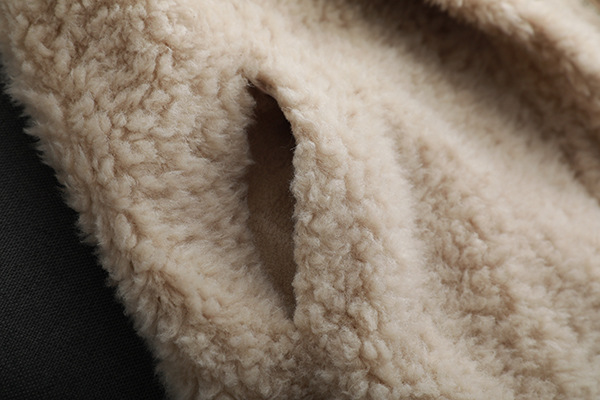 Winter Super Real Lamb Fur Vest Women Overcoat - Coffee