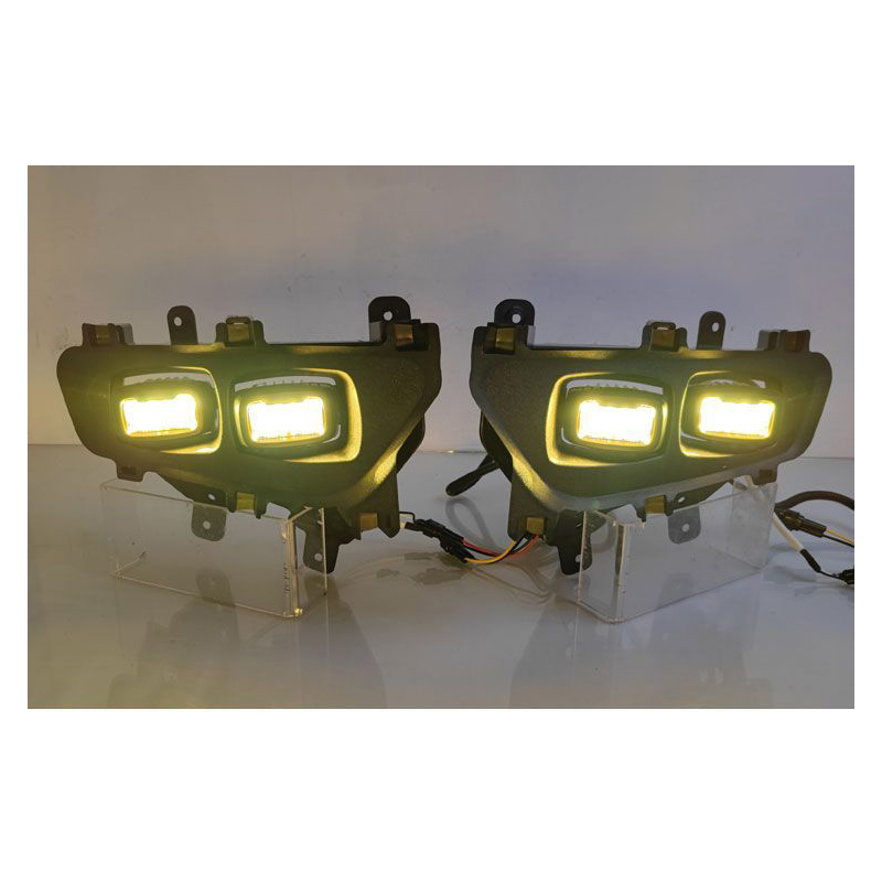 Auto Modification Led Lens Front Daytime Running Lights Retrofit Car Driving Lights Anti Fog Lighting For Ford F-150 - Yellow Light