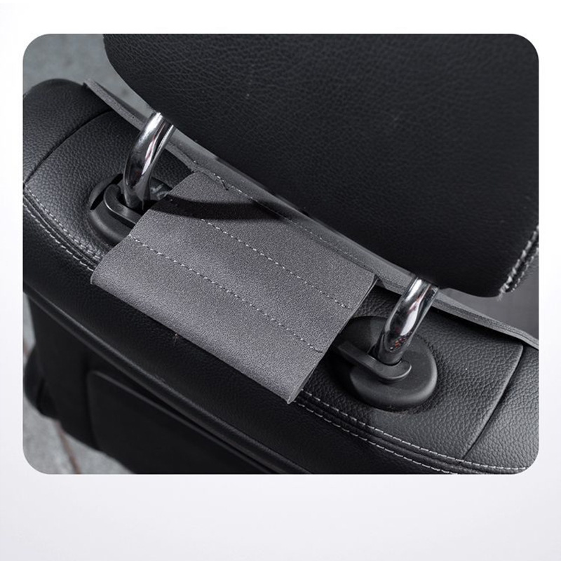 Automobile Half Surround Suede Real Leather Breathable Front & Rear Car Seat Cover Truck Seat Cushion 9pcs For Ford F-150 - Blue