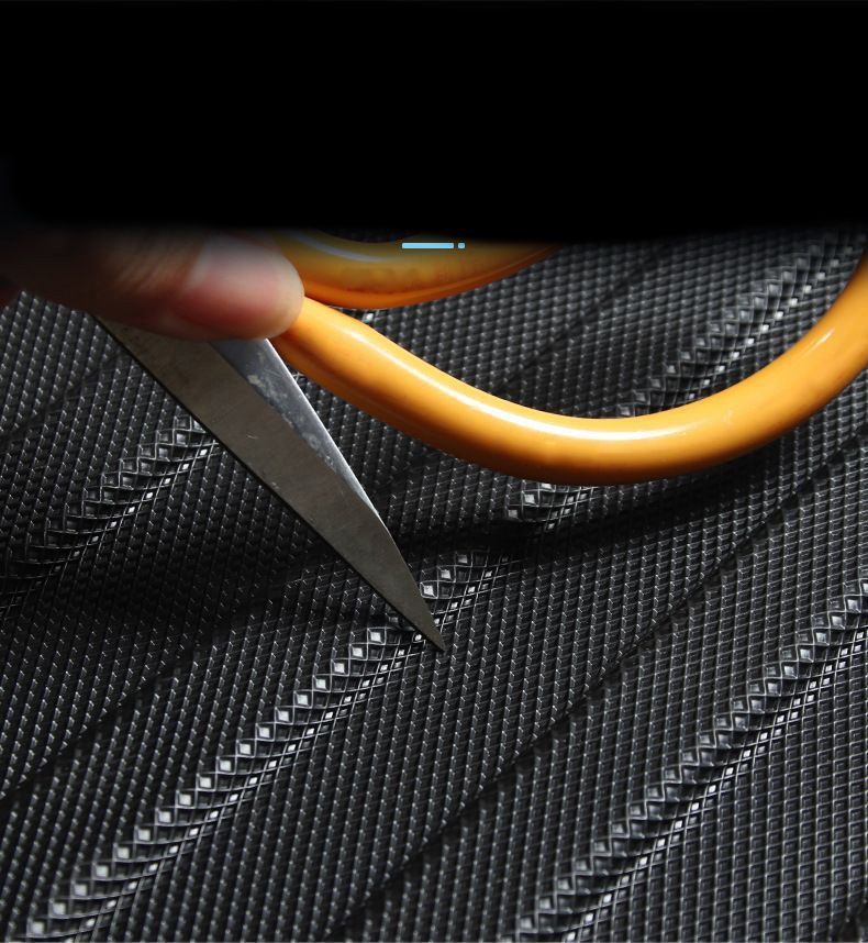 Automotive Floor Mats Interior TPE Waterproof Car Carpet Truck Mats Modification Accessories 3pcs For Ford F-150 - Black