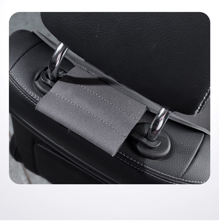 Automotive Half Surround Suede Real Leather Breathable Front & Rear Car Seat Cover Truck Seat Cushion For Ford F-150 - Black