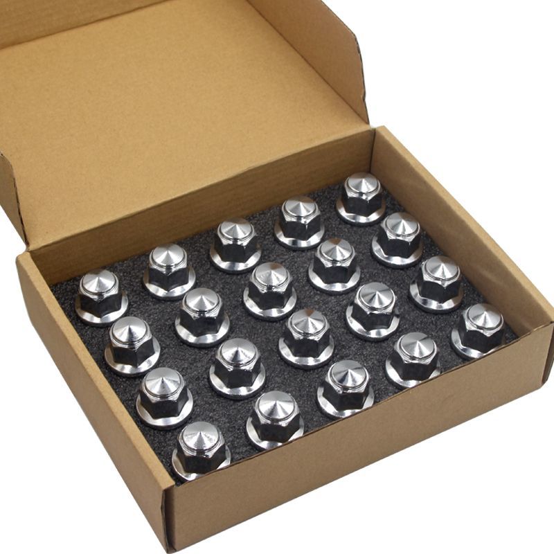 Automotive Wheel Hub Tire Screws Nuts Parts Car Original Factory Upgraded For Tesla Model S Solid 20 Pieces - Grey