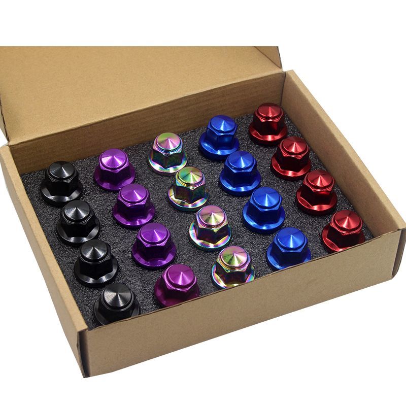 Automotive Wheel Hub Tire Screws Nuts Parts Car Original Factory Upgraded For Tesla Model S Solid 20 Pieces - Multicolour