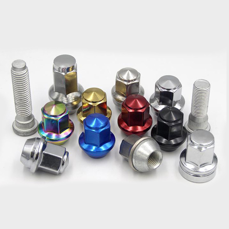 Automotive Wheel Hub Tire Screws Nuts Parts Car Original Factory Upgraded For Tesla Model Y Solid 20 Pieces - Multicolour