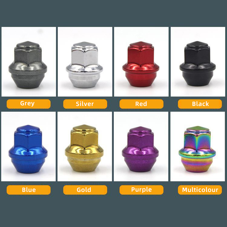 Automotive Wheel Hub Tire Screws Nuts Parts Car Original Factory Upgraded For Tesla Model Y Solid 20 Pieces - Multicolour