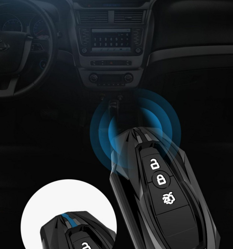 Commerce Auto Zinc Alloy Automobile Key Bags Protect Men Truck Key Covers For Ford F-150 - Color