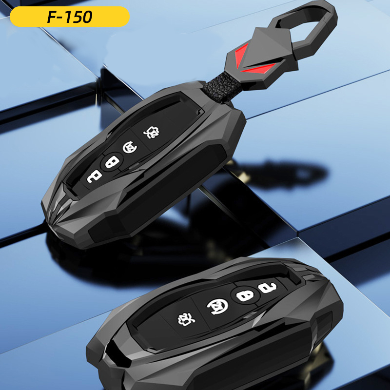 Commerce Auto Zinc Alloy Automobile Key Bags Protect Men Truck Key Covers For Ford F-150 - Color