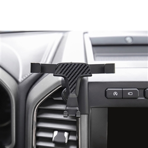 Gravity Metal T-shaped Car Mobile Phone Holder Air Outlet Automobile Bracket Vent Mount Clip Stand GPS For Ford F-150 - Black