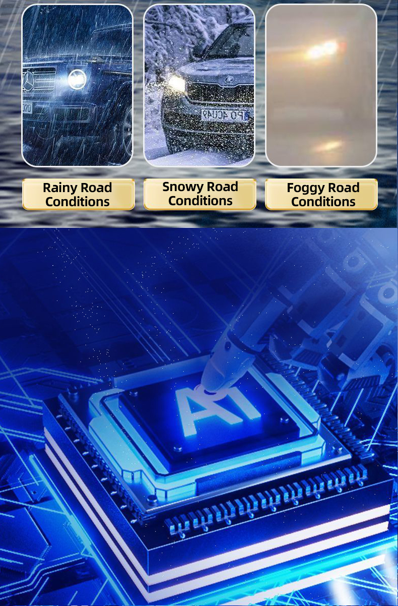 High Performance Auto 180w Led Headlamps Integrated Bulb Retrofit Strong Car White Light For Ford F-150 - High + Low Beam