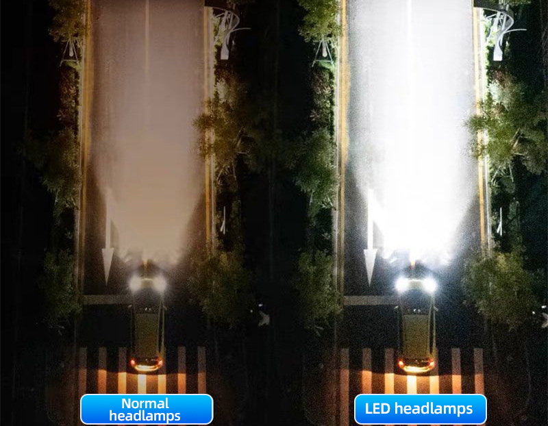 High Performance Auto 180w Led Headlamps Integrated Bulb Retrofit Strong Car White Light For Ford F-150 - High + Low Beam