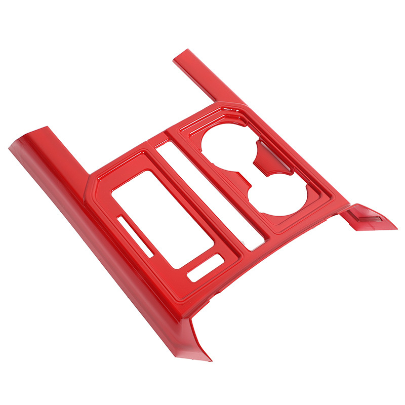 Original ABS Automobile Console Gear Shift Knob Box Panel Cover Car Shifters Decor For Ford F-150 - Red