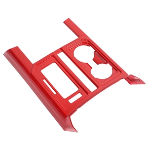 Original ABS Automobile Console Gear Shift Knob Box Panel Cover Car Shifters Decor For Ford F-150 - Red