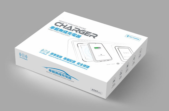 Original ABS Car Mobile Phone Wireless Charger 15W Auto Modification Upgrade QC3.0 PD Interface For Audi Q5 Q5L - Black