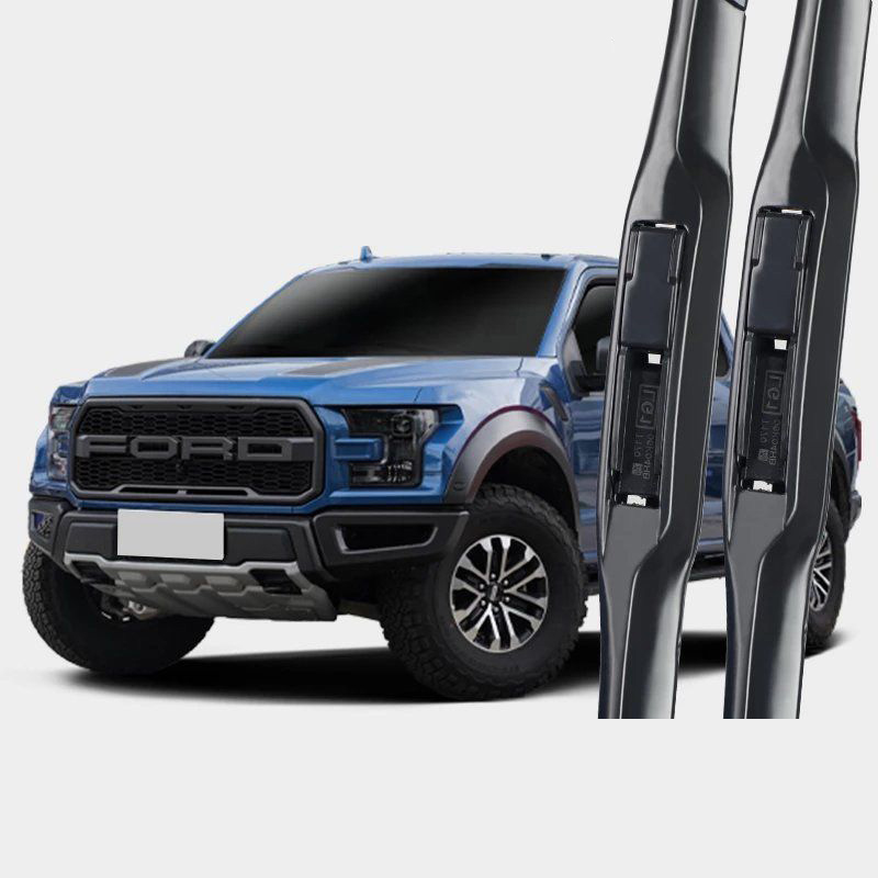Original Factory Car Mounted Boneless Front Wiper High-definition Silent Window Automotive Windshield Wipers For Ford F-150 - Black