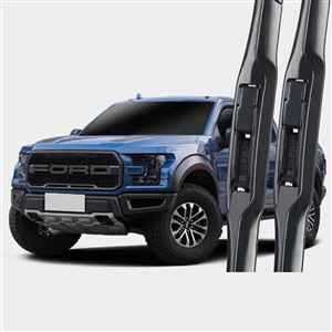Original Factory Car Mounted Boneless Front Wiper High-definition Silent Window Automotive Windshield Wipers For Ford F-150 - Black