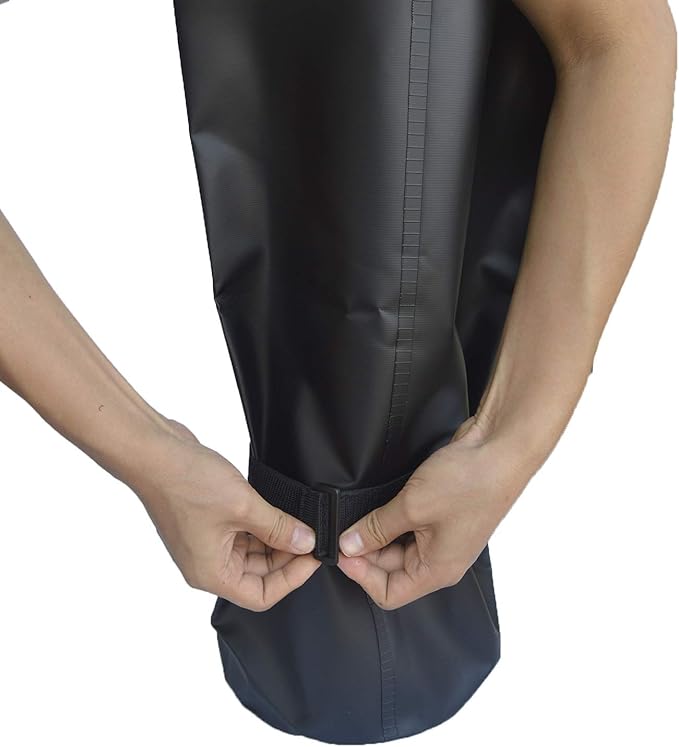 Adjustable Horse Leg Boots Breathable Mesh PVC Treatment Bag Treatment Bag With EVA Pad Reduce Damage Equestrian Gear - Black