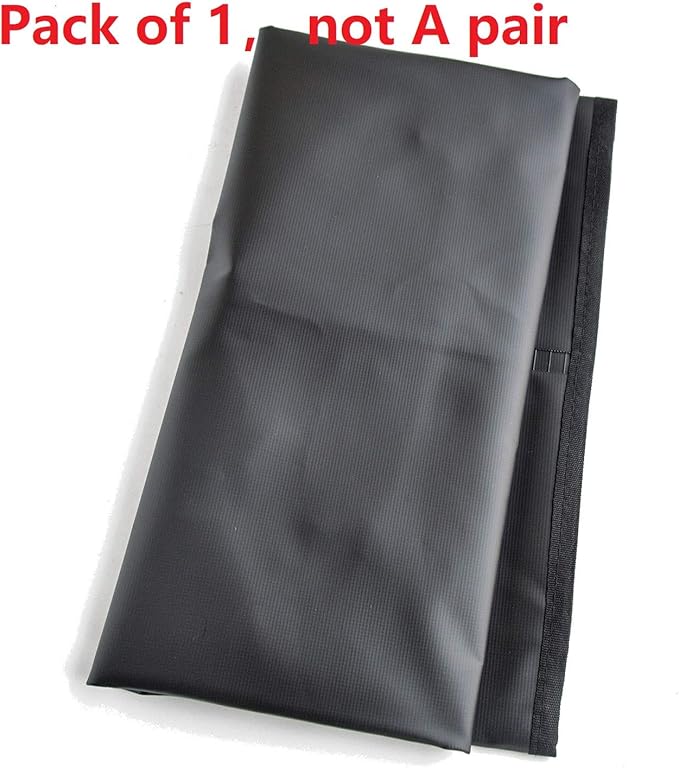 Adjustable Horse Leg Boots Breathable Mesh PVC Treatment Bag Treatment Bag With EVA Pad Reduce Damage Equestrian Gear - Black