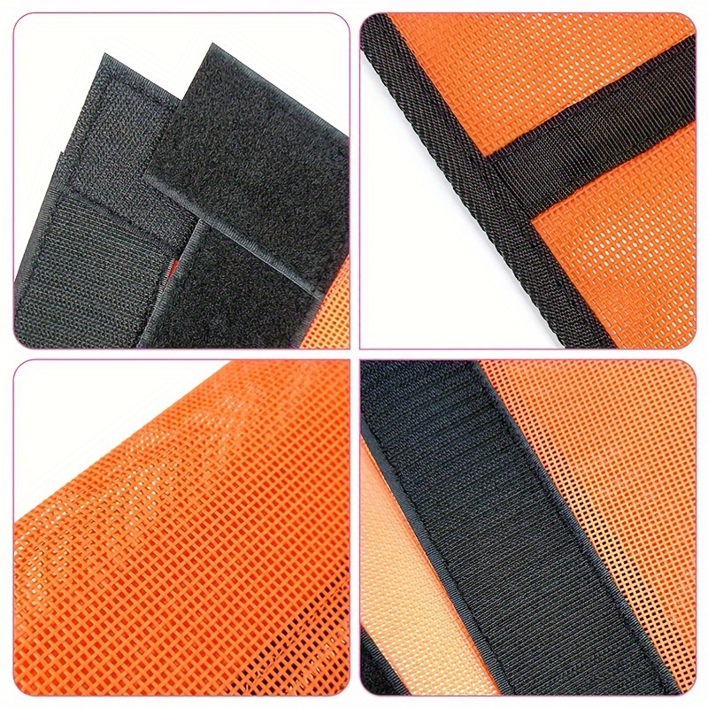 Adjustable Horse Leg Boots Breathable Mesh Polyester Equine Guards Insect-Repellent Wraps Reduced Fatigue Equestrian Gear - Pink