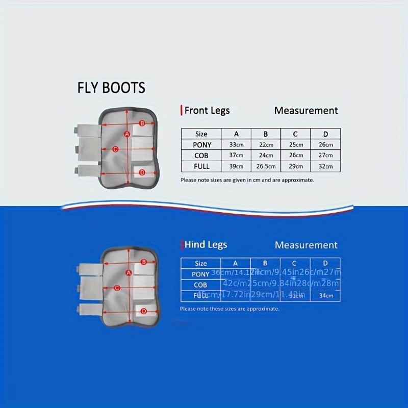 Adjustable Horse Leg Boots Breathable Neoprene Equine Guards Insect-Repellent Wraps Reduced Fatigue Equestrian Gear - Bule