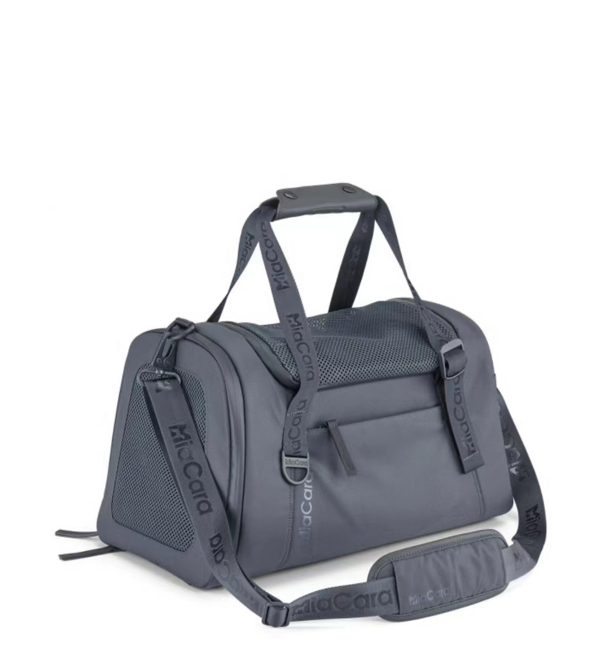 Airline Approved Pet Handbag Ventilate Durable Polyester Zipper Closure For Cats Dogs Large Capacity Bag Travel Outdoor - Blue