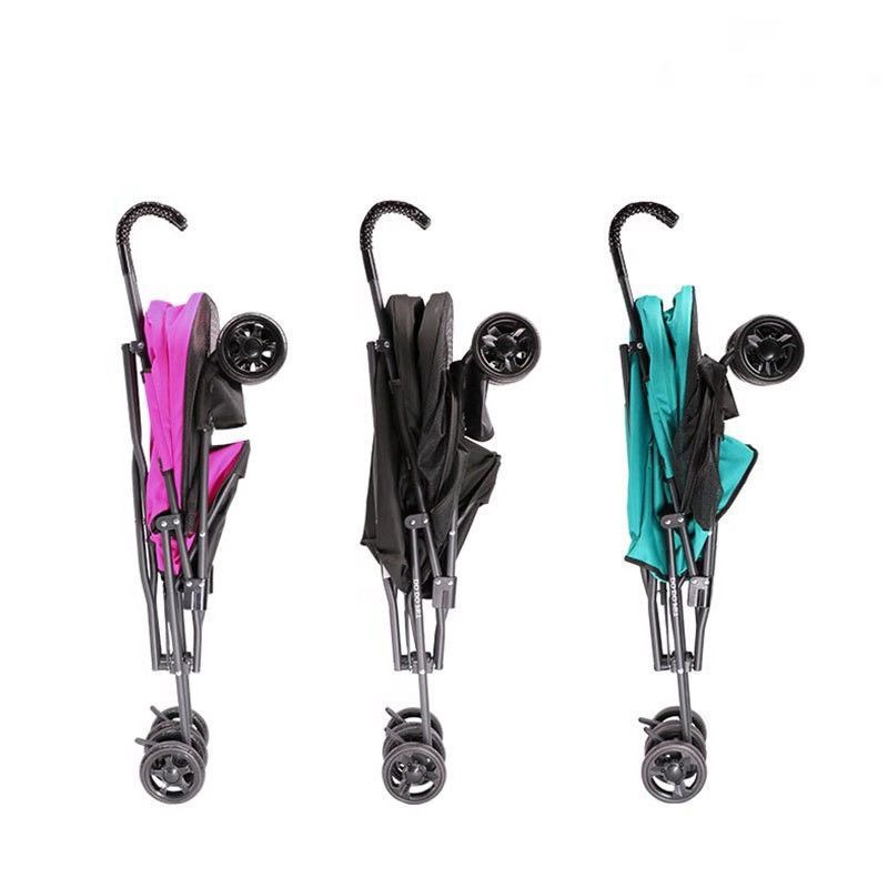 Best Pomeranian Foldable Pet Stroller Oxford Metal Removable Small Medium Cats Dogs Bags Storage Basket Travel Outdoor - Rose